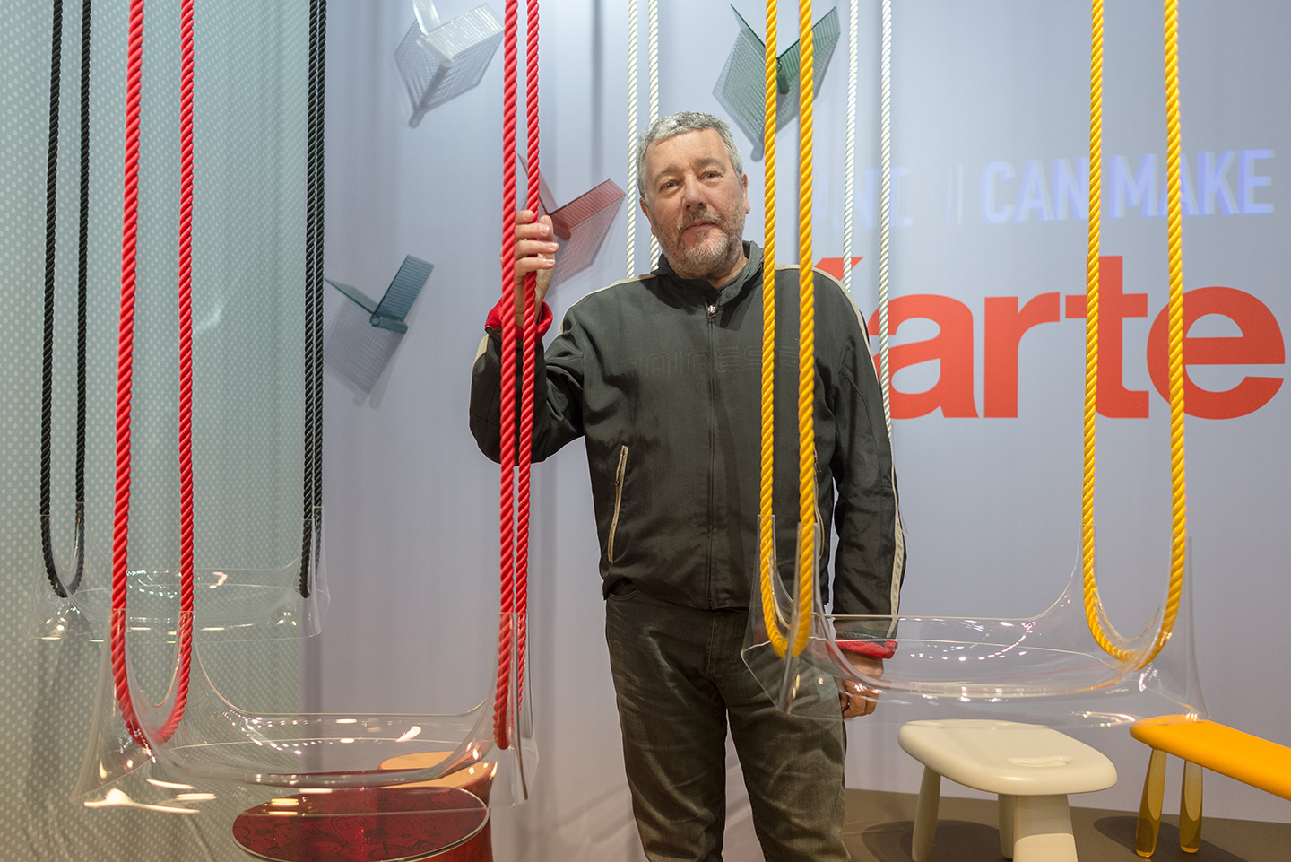 Philip Starck Salone del Mobile stand Kartell